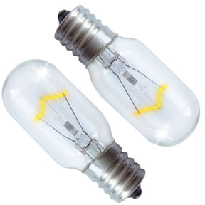 HQRP 2-Pack 40-Watt T8 Intermediate (E17) Base Incandescent Light Bulbs compatible with Appliance Microwave Oven Refrigerator Kitchen Vent Hood Range Hood Lights