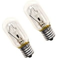 HQRP 2Pack 40Watt T8 Intermediate (E17) Base Incandescent Light Bulbs