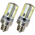 thumbnail image 1 of HQRP 2-Pack 7/16in 110V LED Light Bulb Warm White for Bernette MO234 / MO334 / MO335 Sewing Machine, 1 of 5