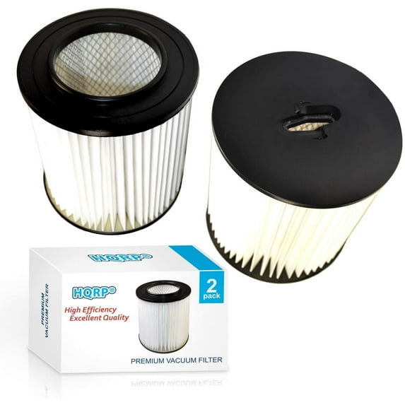 HQRP 2-Pack 7" Filter for Royal CS820, CS620, CS600, CS400, CS800 H-P Central Vacuum Systems, 8106-01