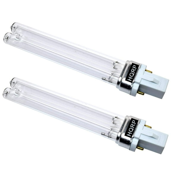 HQRP 2-Pack 9W UV-C Bulb Replacement for Odyssea 9W UV Pro Ultraviolet Sterilizer Aquarium Filter