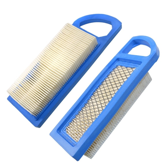 HQRP 2-pack Air Filter Cartridge for Briggs & Stratton 14-18 Gross HP I/C, Intek, OHV and AVS Engines, BS-795115 795115 Replacement