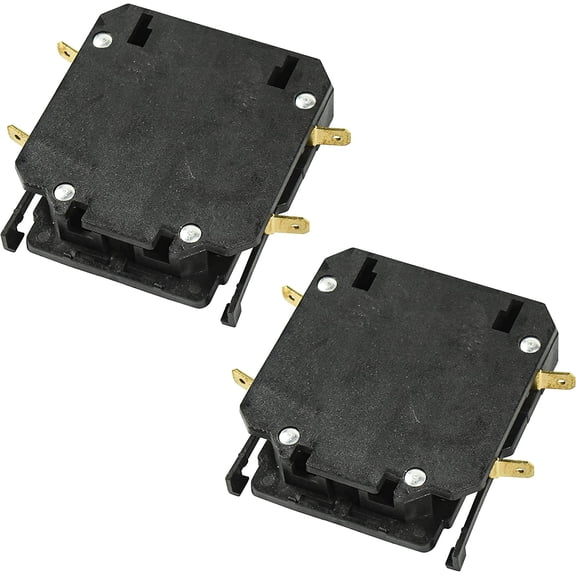 HQRP 2-Pack Auxiliary Switch Compatible with SA1Z600VQ 10Amp 600VAC 1/4 Quick Connect Terminals 1NC & 1NO AUX for Definite Purpose Contactor Applications