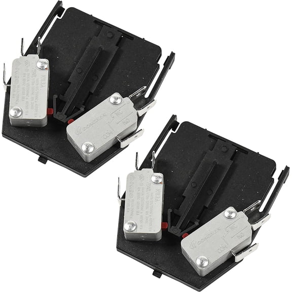 HQRP 2-Pack Auxiliary Switch Compatible with SA2C300VQ 10Amp 250VAC 1/4 Quick Connect Terminals SPDT AUX for Definite Purpose Contactor Applications