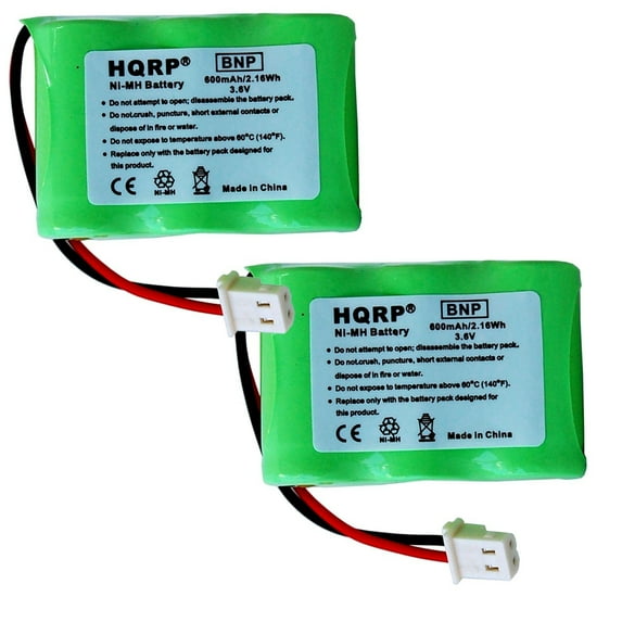HQRP 2-Pack Battery for Eton / GRUNDIG FR200-BAT, 3-2/3AA-WNMH, FR370, FR400, FR405, FR600, FR600B, FR200, FR200G, FR250, FR300, FR350 Radio, Shortwave, Solarlink