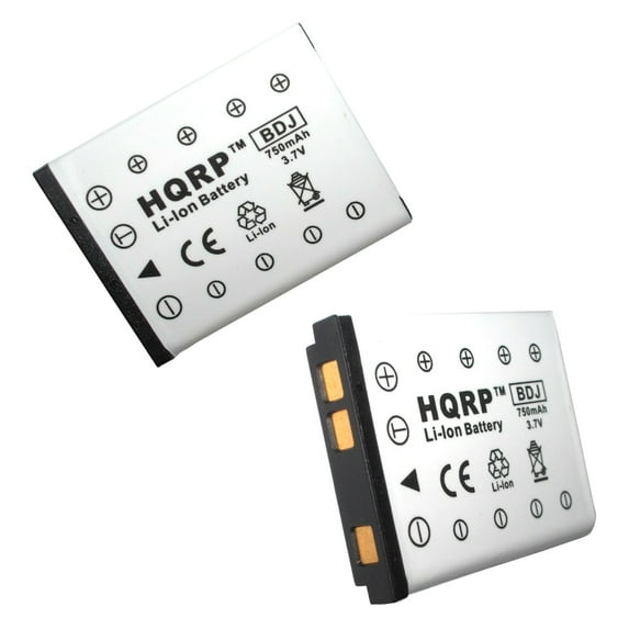HQRP 2-Pack Battery for FinePix J12, J15, J29, J30, J35, J40, J150W, JV155, JV160, JV300, JV500, JX210, JX255, JX280, JX290, JX295, JX310 Digital Camera Replacement