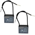 thumbnail image 1 of HQRP 2-Pack Ceiling Fan Capacitor CBB61 20uf 2-Wire, 1 of 7
