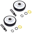 thumbnail image 1 of HQRP 2-Pack Drum Roller Wheel w/Shaft Replacement for Maytag 303373K WP12001541 12001541 312948, 1 of 7