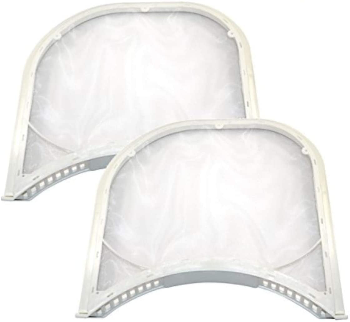 HQRP 2-Pack Dryer Lint Filter for LG TDV10030E TDV10030G TDV10031E TDV10031G TDV10032E TDV10032G Dryers