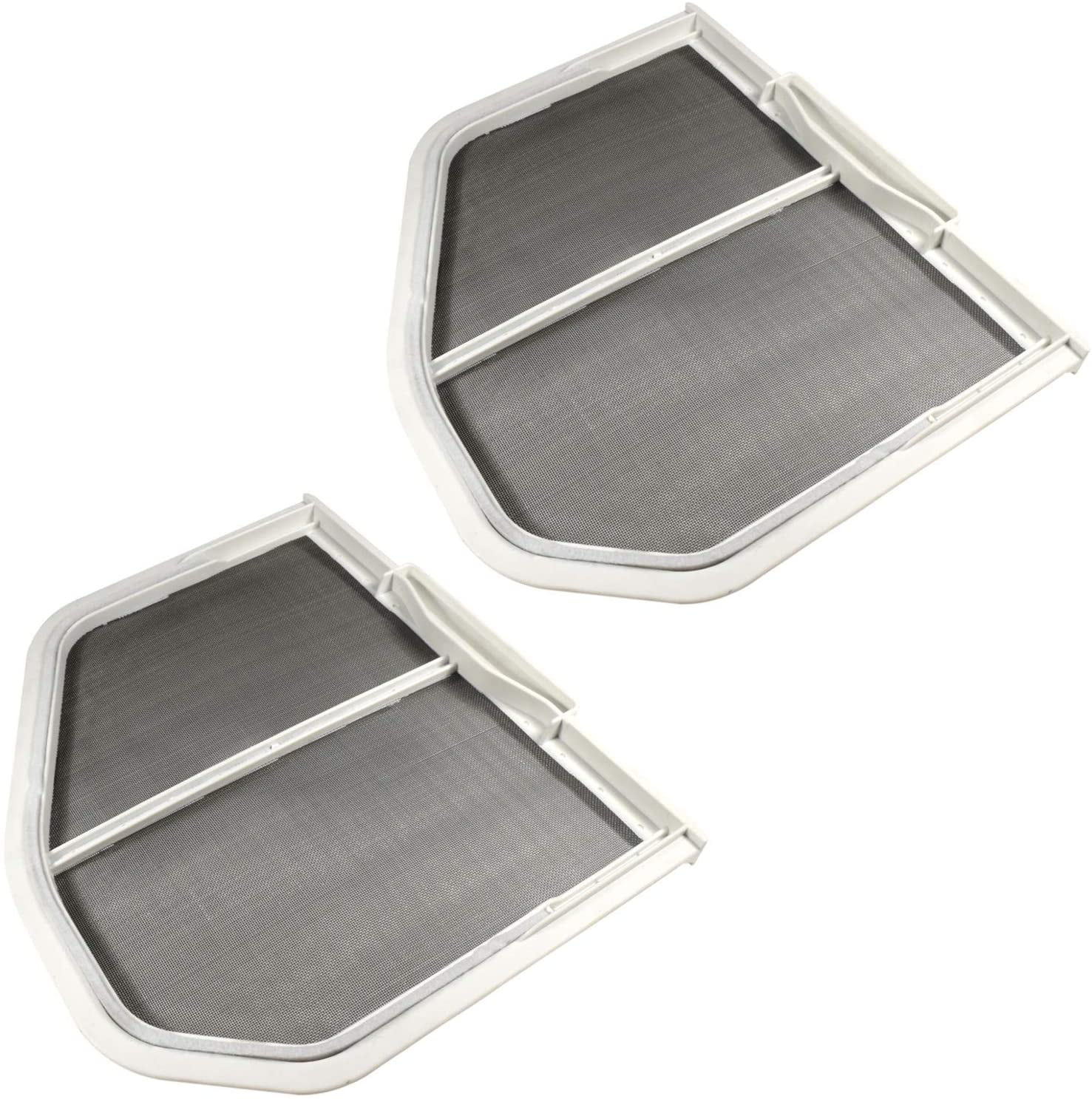 HQRP 2-Pack Dryer Lint Screen Filter Catcher Compatible with Whirlpool W10120998 W10120998VP W10049360
