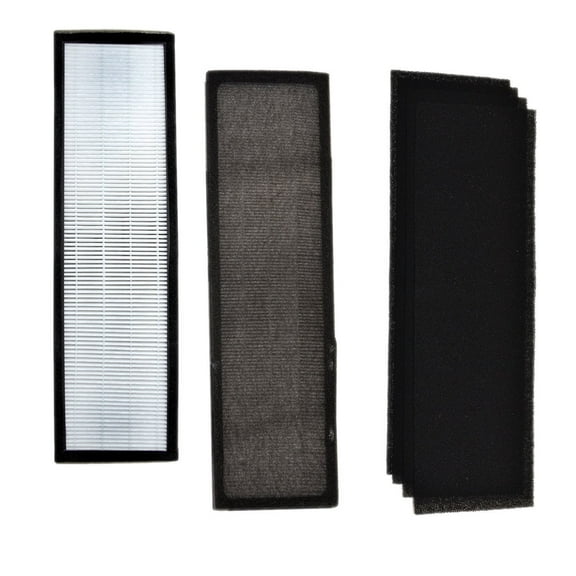 HQRP 2-Pack Filter B + 4-Pack Carbon Filters for GermGuardian FLT22CB4 FLT4825 FLT4850PT, AC4300BPTCA, AC4300, PureGuardian AP2200CA Air Purifiers