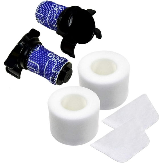 HQRP 2-Pack Filter Kit for Shark ION Rocket X30 X40 Ultra-Light IR70 IR100 IR101 IR141 IR142 Cordless Stick Vacuum, XPREMF100 & XPSTMF100 Replacement