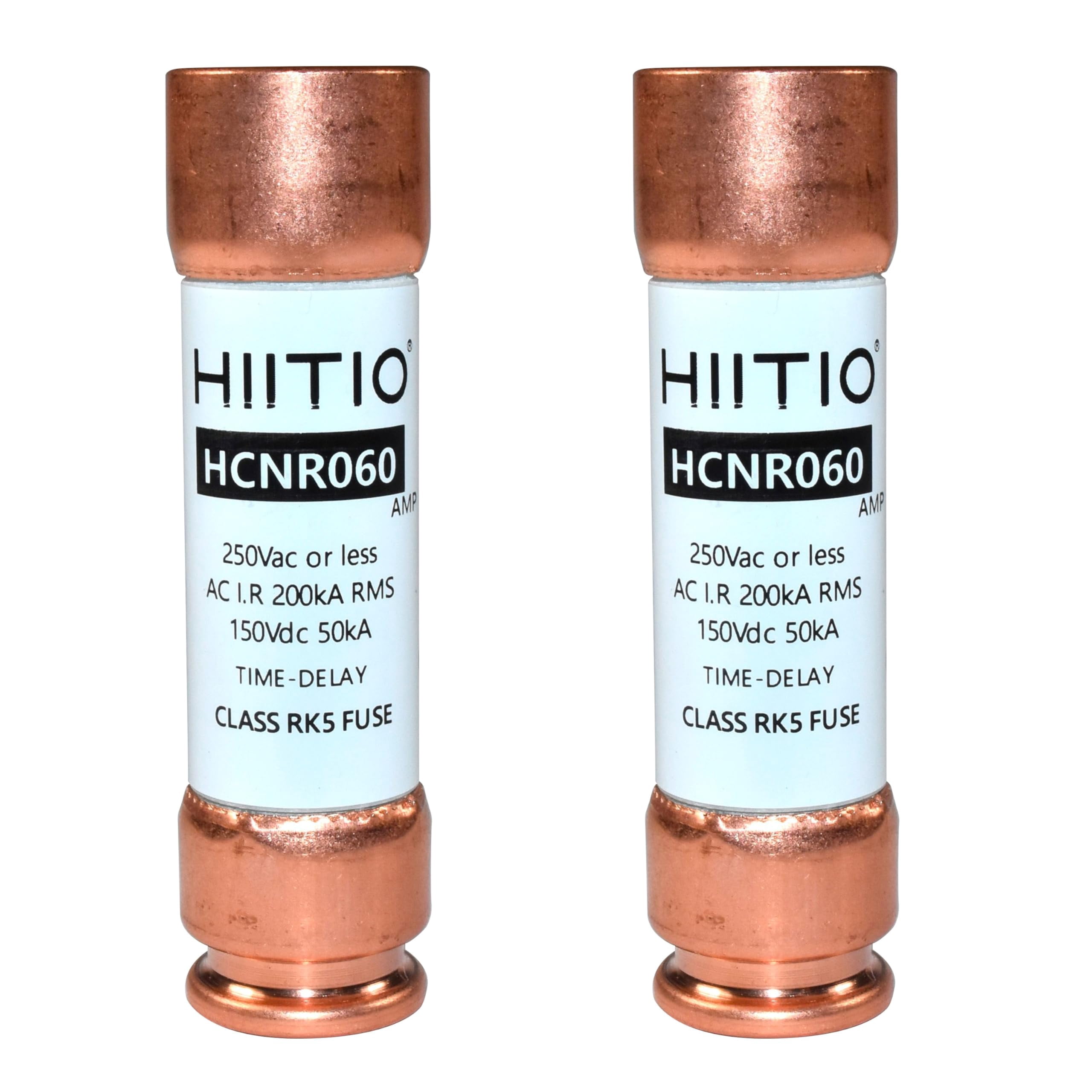 HQRP 2-Pack HCNR060 60 Amp 250V Dual Element Time-Delay Fuse, Class RK5 Replacement for Bussmann BP/FRN-R-60 FRN-R-60, Edison ECNR60, Littelfuse FLNR060.T FLN-R-60 FLNR-60