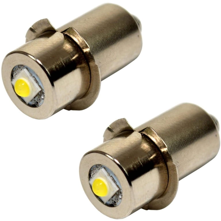 HQRP 2-Pack High Brightness Upgrade LED Light Bulb Compatible with