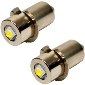 HQRP 2-Pack High Brightness Upgrade LED Light Bulb Compatible with Ryobi FL1800 / Ridgid R849 7817502