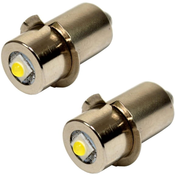 HQRP 2-Pack High Brightness Upgrade LED Light Bulb Compatible with Ryobi FL1800 / Ridgid R849 7817502