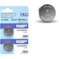 thumbnail image 2 of 2x Loopacell LIR2032 Rechargeable Lithium Coin Batteries - 3.6V Replacement For CR2032 2 of 2