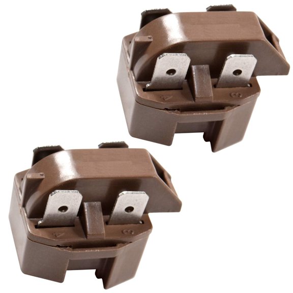 HQRP 2-Pack PTC Start Relays / Starter Replacement works with Roper RS20CKXAW00 RS22AMXVW00 RS25AGXNQ00