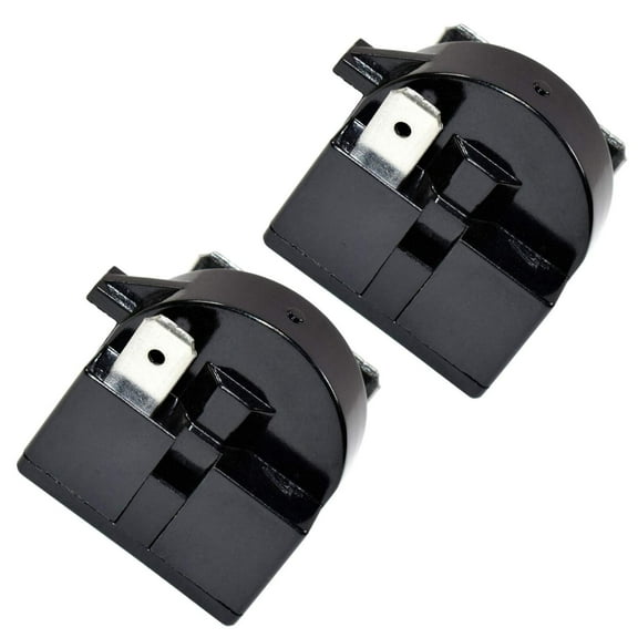 HQRP 2-Pack QP2-4R7 4.7 Ohm 3-Pin PTC Starter / Start Relay for Magic Chef 6R8MD3, AP4565041, 1206682 fits MCBR1000S MCBR1000W MCBR1010GS MCBR1010S MCBR1010W