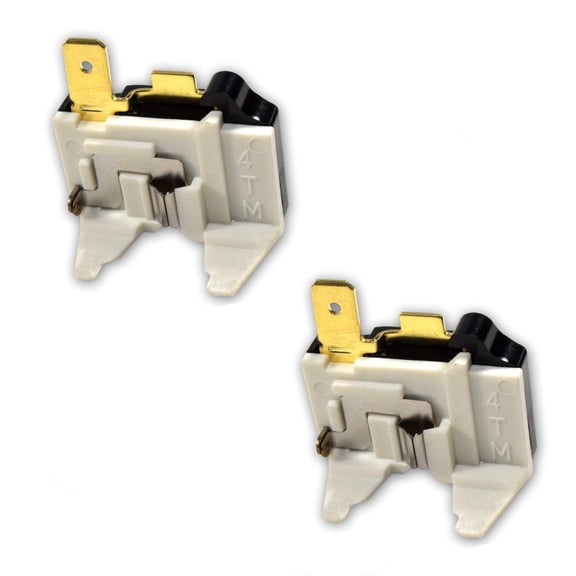 HQRP 2-Pack Refrigerator Overload C Protector Compressor Replacement for LG GC349SQF GRB218JSAA LBN22515ST LFD25860SB