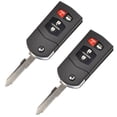 thumbnail image 1 of HQRP 2-Pack Remote Flip Folding Key Fob Shell Case Keyless Entry w/4 Buttons for Mazda 5 2006 2007 2008 2009 2010 2012, 1 of 7