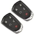 thumbnail image 1 of HQRP 2-Pack Remote Key Fob Shell Case Keyless Entry W/5 Buttons for Cadillac CTS 2014 2015 2016; CT6 2016 2017, 1 of 7
