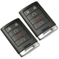 thumbnail image 1 of HQRP 2-Pack Remote Key Fob Shell Case Keyless Entry w/5 Buttons for Cadillac DTS STS 2008 2009 2010 2011 2012 2013, 1 of 7