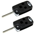 thumbnail image 1 of HQRP 2-Pack Upgrade Remote Flip Folding Key Fob Shell Case Keyless Entry W/ 3 Buttons for Lexus GS400 GX470, 1 of 7