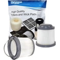 thumbnail image 1 of HQRP 2-Pack Washable Filter for Black & Decker BDH1200PVAV Pivot, BDH1200FVAV Flex Car Handheld Vacuum Auto Vac PVF110, 1 of 7