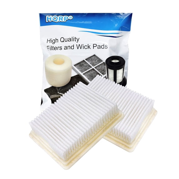 HQRP 2-Pack Washable & Reusable Filters for Hoover H3050 SpinScrub 800 FloorMate Cleaner Upright