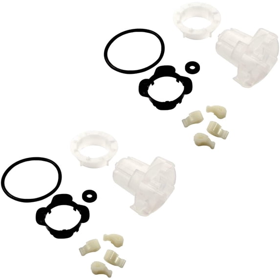 HQRP 2-Pack Washer Agitator Dogs Cam Repair Kit Works with Amana NTW4500VQ0 NTW4516FW1 NTW4600VQ0