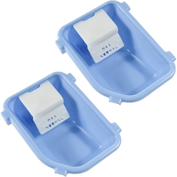 HQRP 2-Pack Washer Liquid Detergent Container Box Dispenser Assembly Replacement Part Compatible with LG Kenmore