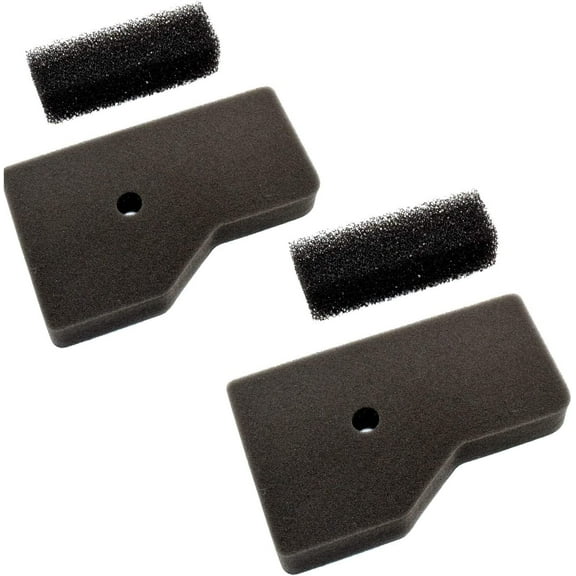 HQRP 2-pack Air Cleaner Element & Outer Filter fits Honda EB2000i, EB2000iT1, EU2000i, EU2000iT1 Generators