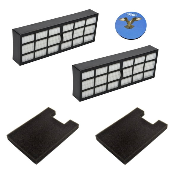 HQRP 2-pack Filter Kit for Eureka Altima 2996AVZ / 2950AV / 2961BVZ / 2993AV / 2961TUR / 2991AVZ / 2996BVZ / 2961AVZ / 2996DVZ Upright Vacuum Cleaner + HQRP Coaster