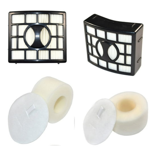 HQRP 2-pack Filter Kit for Shark XHF680 XFF680 Replacement fits Shark Rotator Vacuum NV680 NV800 series, HEPA+ Foam & Felt Filters