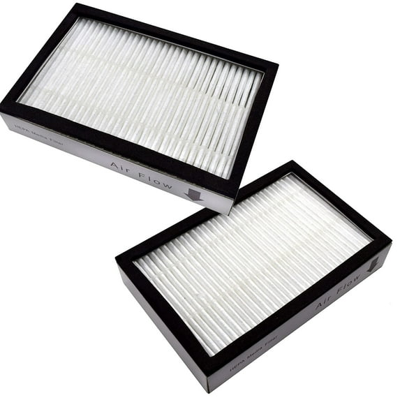 HQRP 2-pack HEPA Filter fits Panasonic MC-V5481 MC-V5485 MC-V5491 MC-V5451 MC-V5454 Fold'n Go Upright Vacuum Cleaners