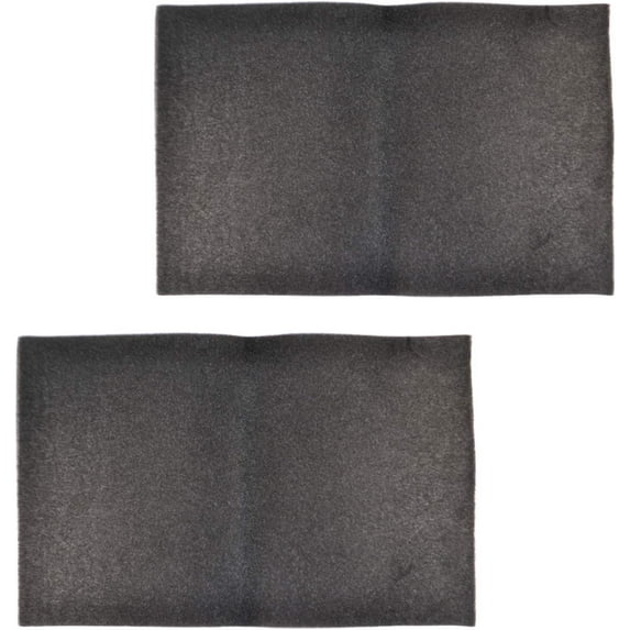 HQRP 2-pack Replacement Window Air Conditioner Foam Filter, 24-inch x 15-inch x 1/4-inch