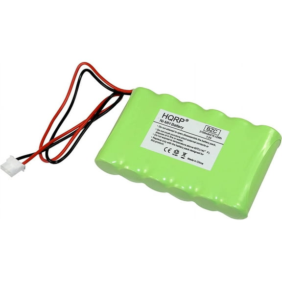 HQRP 2100mAh High Capacity Backup Battery for ADT Safewatch QuickConnect, QuickConnect Plus Security System