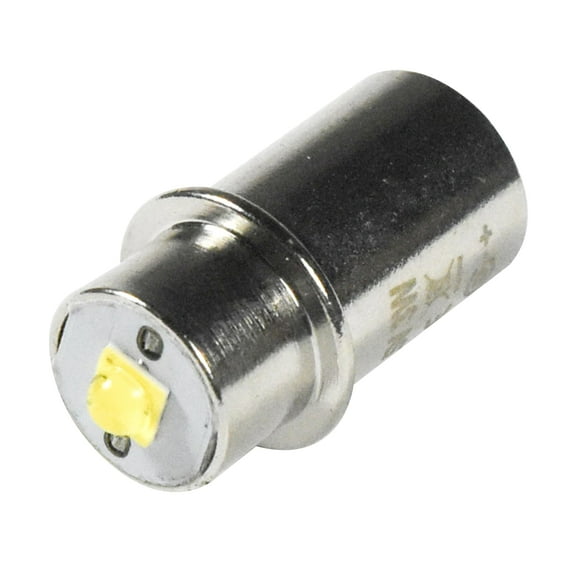 HQRP 200LM High Power 3W LED Bulb Upgrade Lamp for Mag-Lite 2 3 D C Cell Flashlight LWSA201 White Star Krypton Lamp
