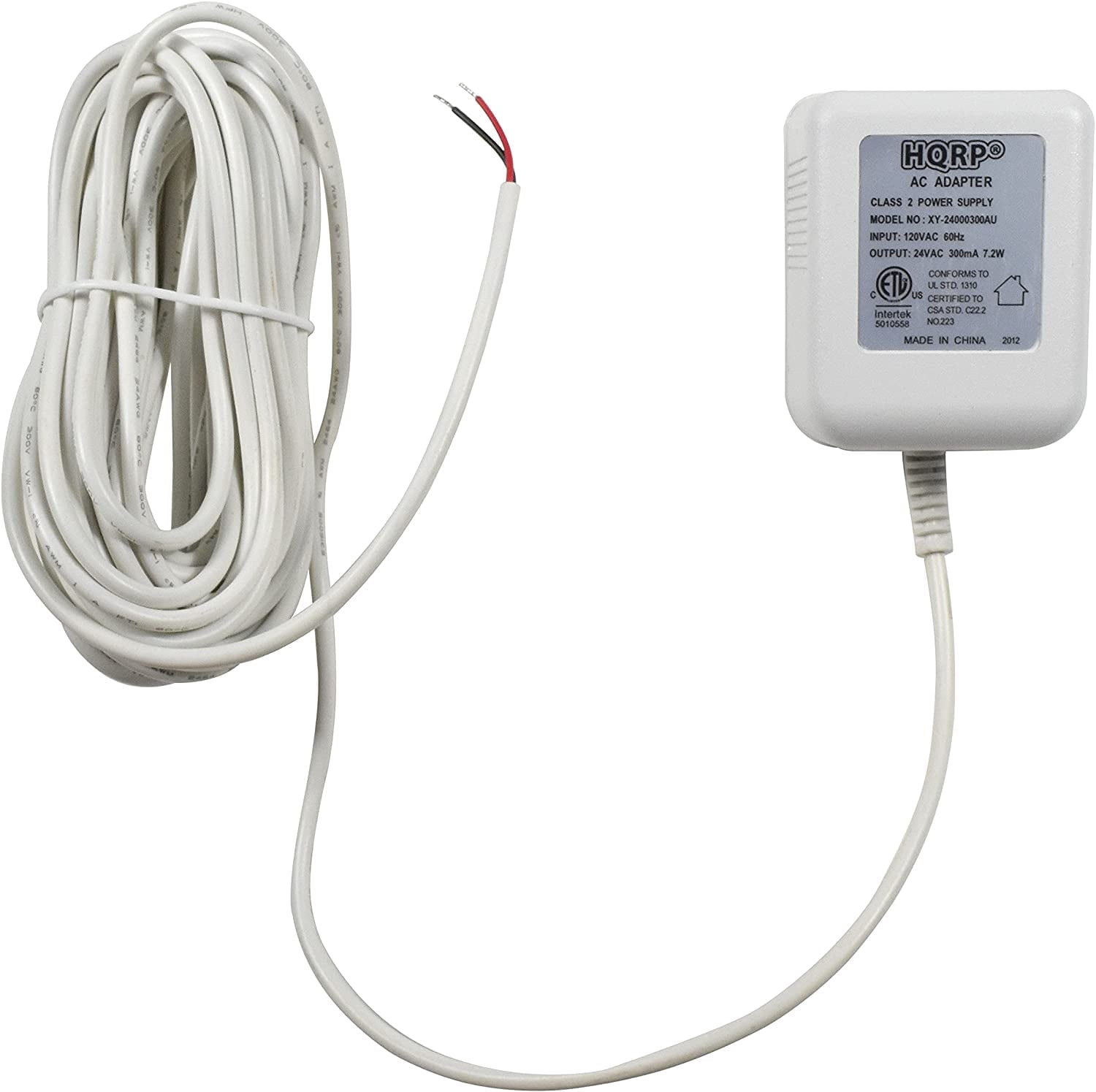 HQRP 24V AC Adapter Transformer, Compatible with Ecobee, Nest