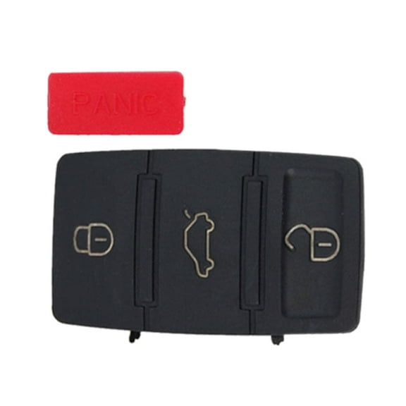 HQRP 3 Buttons + Panica Key Fob for Volkswagen VW Jetta 2006 2007 2008 06 07 08 Key Button pad