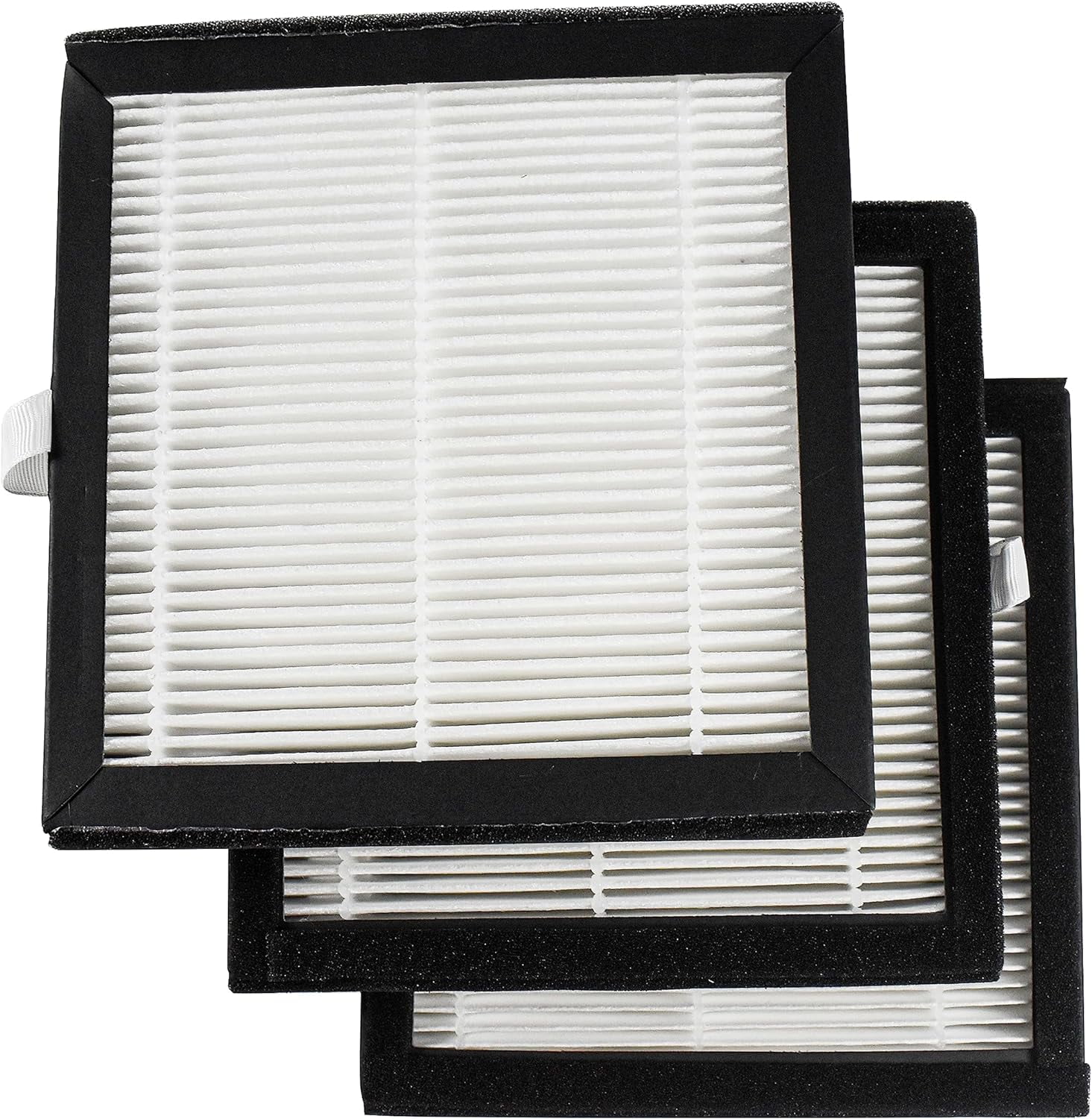 HQRP 3-Pack HEPA Filters Compatible with Afloia (AQ8/Q8) / Honati/Hysure Q7 / Tenergy Sorbi 2-in-1 Air Purifier