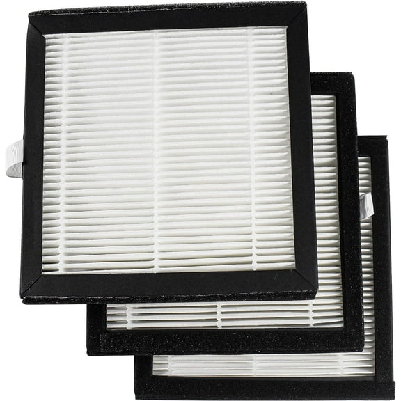 HQRP 3-Pack HEPA Filters Compatible with Afloia (AQ8/Q8) / Honati/Hysure Q7 / Tenergy Sorbi 2-in-1 Air Purifier