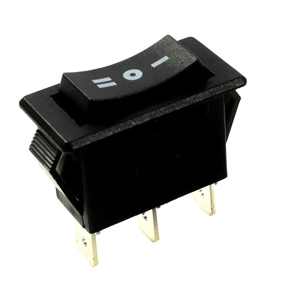 HQRP 3-Pin 3-Way Push Button Switch Compatible with Steampunk Applications, Lamp, Trailer Restorations, DIY Projects, Household Electrical Appliances, Timer Saltwater Generator KEDU HY35D