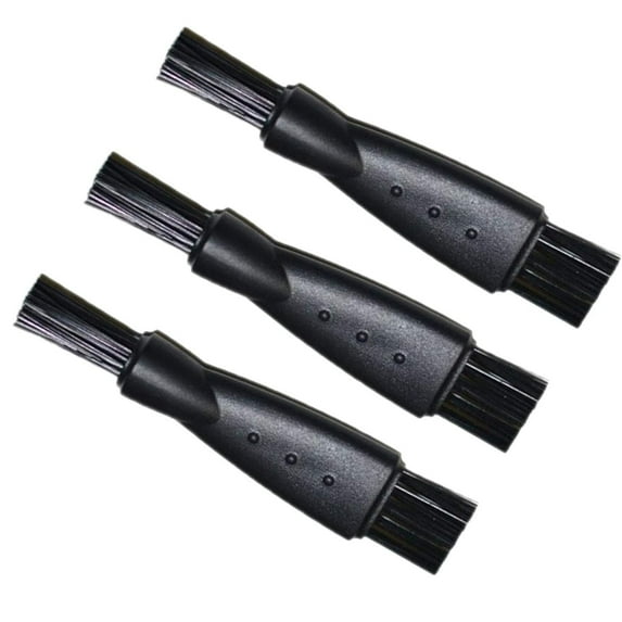 HQRP 3-pack Cleaning Brush for Wahl Beard Trimmer 9854-600, Flex Shaver 7367-400, Groomsman 7063, LifeProof 7061-100, 7061-2101, 7061-2201, 7061-2301 Electric Shaver, Trimmer
