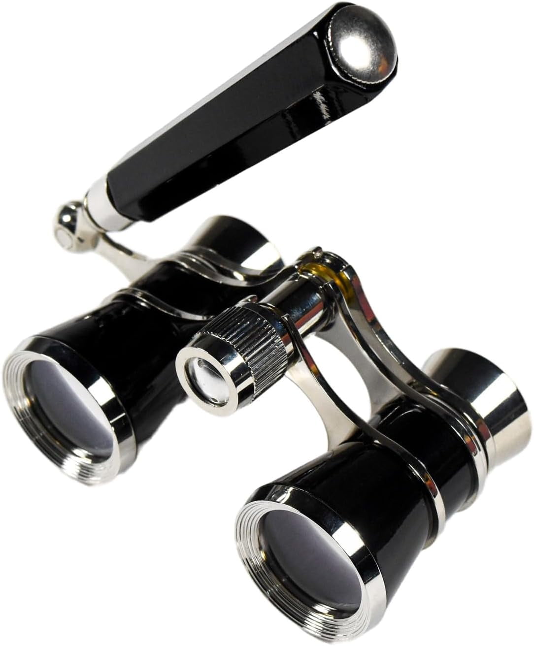 HQRP 3 x 25 Theatre Opera Glasses Binocular, Elegant Black Color with