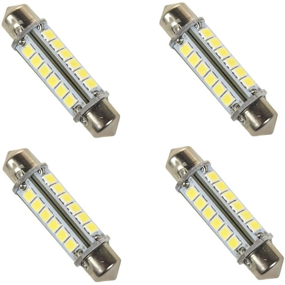 HQRP 4-Pack 12V DC LED Upgrade Light Bulbs works with Norcold 632545 fits 1200 1210 2117 N61X N62X N64X N81X Series RV Refrigerators