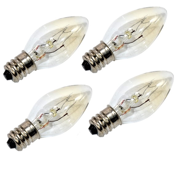 HQRP 4-Pack 15W 120V Light Bulbs for Himalayan Salt lamps / Salt Rock Lamps