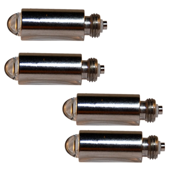 HQRP 4-Pack 3.5V 2.5W Halogen Bulb for Welch Allyn 26030 / 26035 / 26038 / 26500 / 26530 / 26535 / 26538