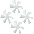 thumbnail image 1 of HQRP 4-Pack 6" Fan Blades 3/32" Round Bore Replacement for Jensen 12V Roof Vents / Range Hoods, 1 of 7